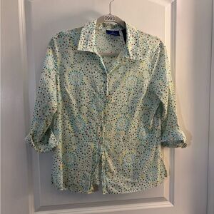 Jh Collectables Patterned Button-Down Shirt Sz M